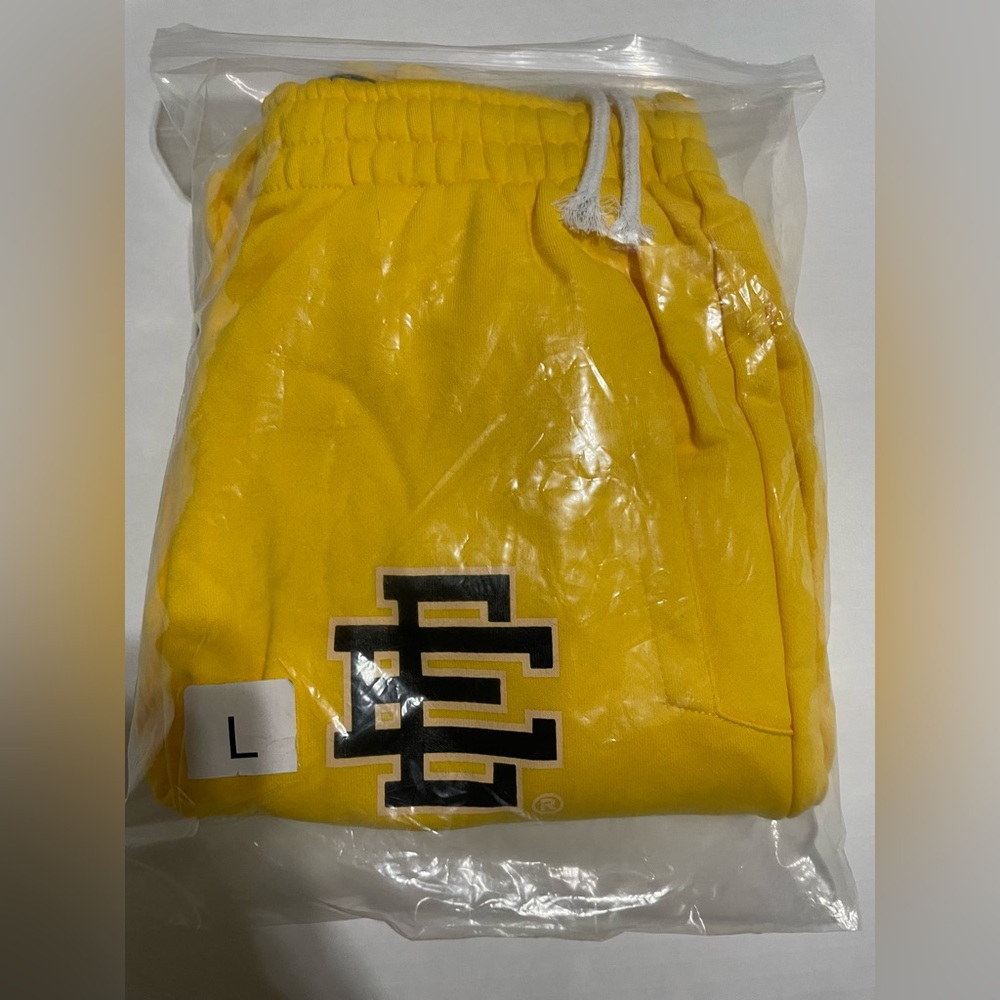 Eric Emanuel Sweatpants Sunny Delight Yellow Large